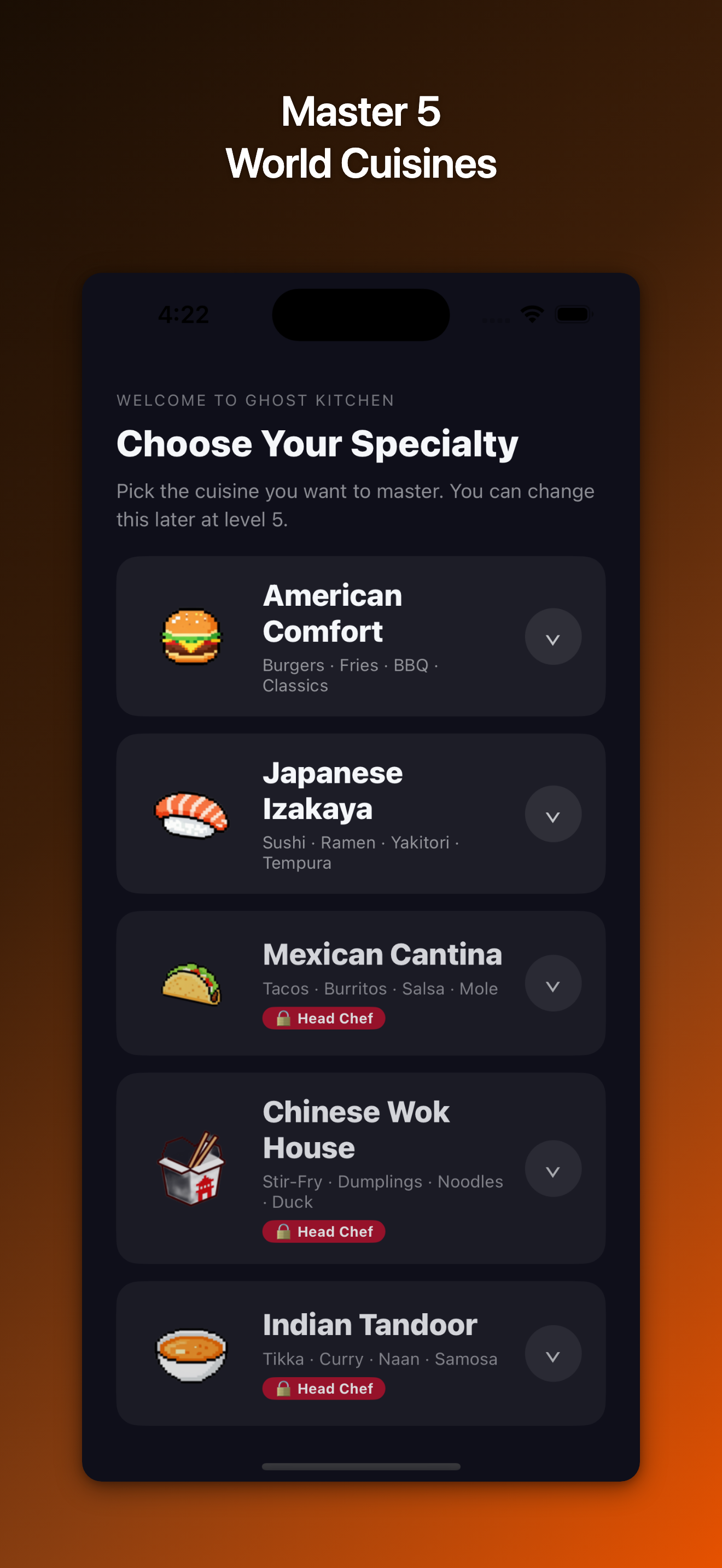 Kitchen Street — running multiple cooking stations during a dinner rush